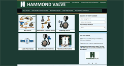 Desktop Screenshot of hammondvalve.com